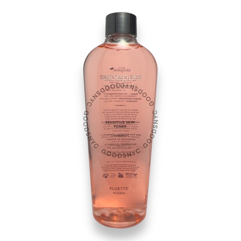 Aloepure Sensitive Skin Toner by Aloette for Unisex - 8 oz Toner NWOB